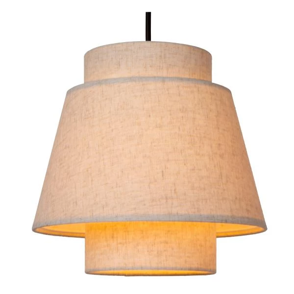 Lucide TRIBUTE - Hanglamp - Ø 76 cm - 3xE27 - Beige - detail 1